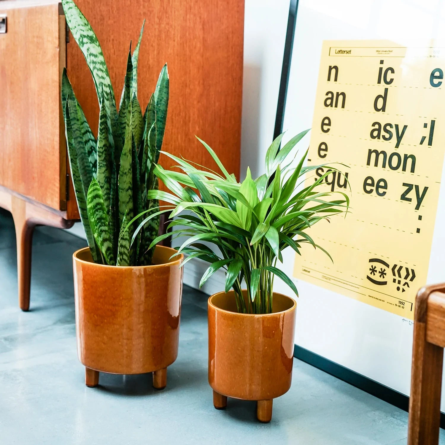 Pisa Mustard Planter | 16cm Pots | Designer Plant Pots 1 Pisa Mustard Planter | 16cm Pots | Designer Plant Pots