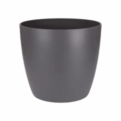 Brussels Round Plant Pot 16cm -Happy House Plants Sale Store brussels round 14cm anthracite 8711904071141 p1 png