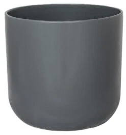 Lisbon Designer Planter Charcoal 18cm -Happy House Plants Sale Store d LPC13 6dac7624 6ed8 49b9 bd14 b0ee96b5e4fc